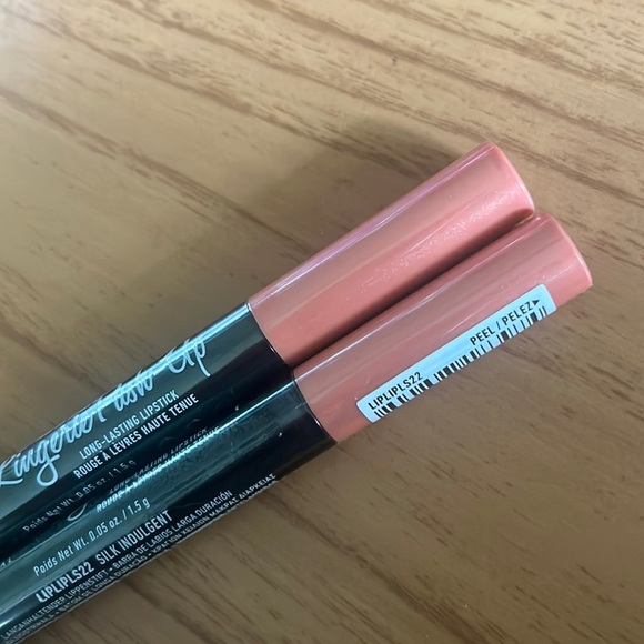 2 Pack- NYX Lingerie Push Up Lipsticks-SILK INDULGEMENT - Picture 3 of 4